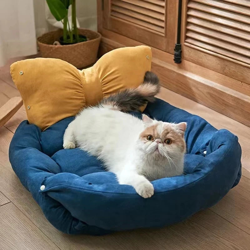 Washable Cotton Sofa Bed for Cats and Dogs, Soft Pet Mat, Warm Bed for Large Dogs, Medium and Small Dogs, Cute Kennel House, New