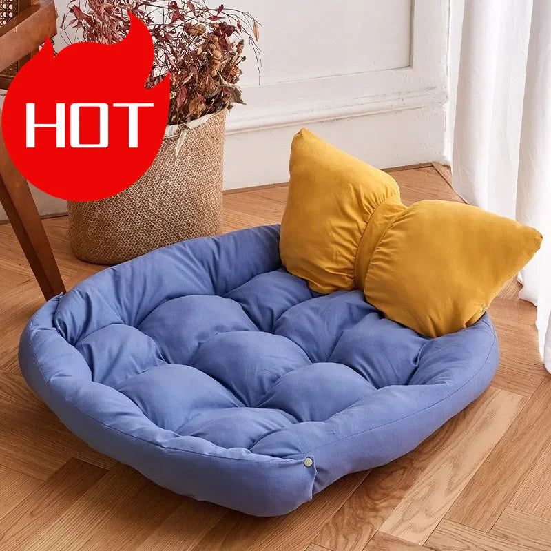 Washable Cotton Sofa Bed for Cats and Dogs, Soft Pet Mat, Warm Bed for Large Dogs, Medium and Small Dogs, Cute Kennel House, New