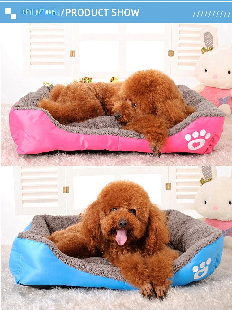 Winter Warm Large Dog Sofa Bed Dog Kneel Cat Mats House Cushion Pet Sleeping Sofa Beds Mat for Large and Small Dog Cat bed