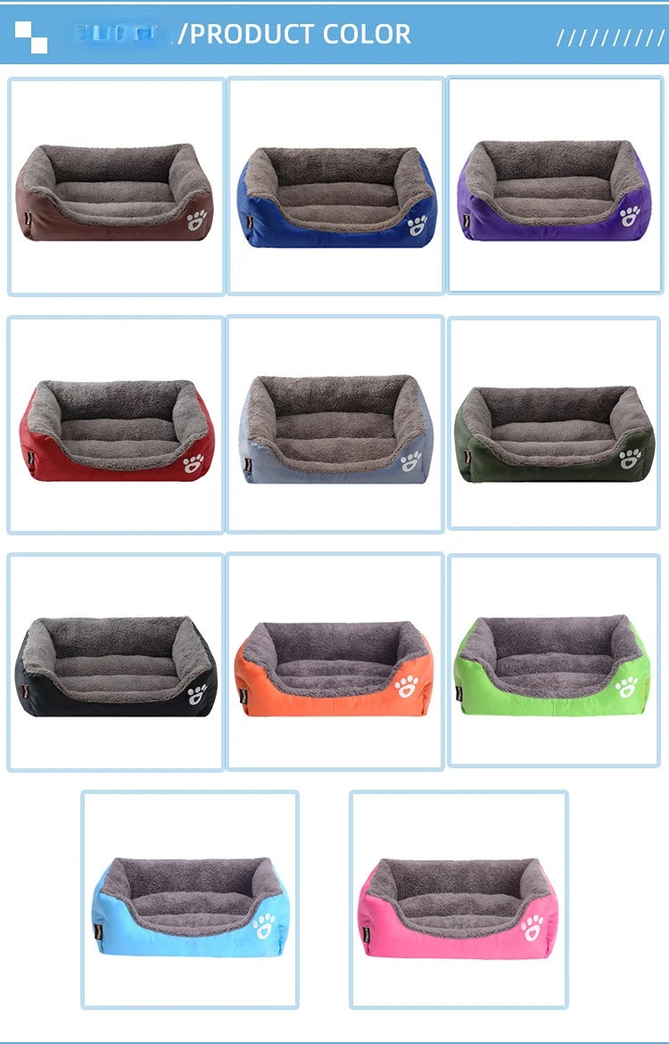 Winter Warm Large Dog Sofa Bed Dog Kneel Cat Mats House Cushion Pet Sleeping Sofa Beds Mat for Large and Small Dog Cat bed